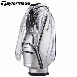 テーラーメイド プレミアムクラシック TD244 カート キャディバッグ シルバー(N92822) TaylorMade ゴルフバッグ