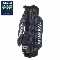 【クリアランス】 アドミラル カモシリーズ ADMG2AC6 スタンド キャディバッグ ブラック(10) ゴルフバッグ