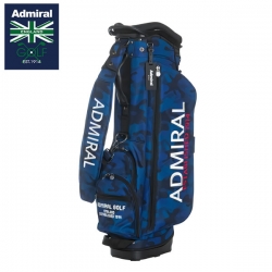 【クリアランス】 アドミラル カモシリーズ ADMG2AC6 スタンド キャディバッグ ブルー(34) ゴルフバッグ