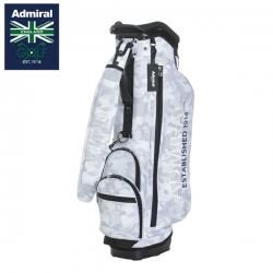 【クリアランス】 アドミラル カモシリーズ ADMG2AC6 スタンド キャディバッグ ホワイト(00) ゴルフバッグ