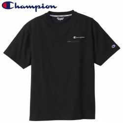 【送料無料/クリアランス】 チャンピオン C3-VS314 ショートスリーブ Tシャツ ブラック(090) SHORT SLEEVE T-SHIRT