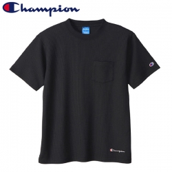 【送料無料/クリアランス】 チャンピオン C3-VS317 ショートスリーブ Tシャツ ブラック(090) SHORT SLEEVE T-SHIRT