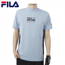 【送料無料/クリアランス】 フィラ ゴルフ 742640 スムース モックネック シャツ ブルー(BL) FILA ゴルフウェア
