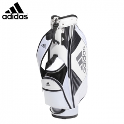 アディダス ゴルフ 軽量 マストハブ MBF64 カート キャディバッグ ホワイト×ブラック(HA3203) adidas ゴルフバッグ