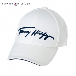 【送料無料】 トミーヒルフィガー ゴルフ THMB203F シグネチャー ロゴ キャップ ホワイト(00)