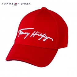 【送料無料】 トミーヒルフィガー THMB203F シグネチャー ロゴ キャップ レッド(40)
