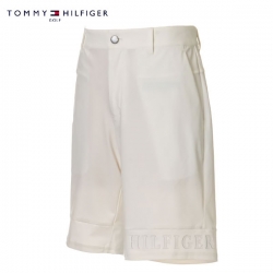 トミーヒルフィガー THMA212 ヒルフィガー ロゴ ショート パンツ ホワイト(WHT)