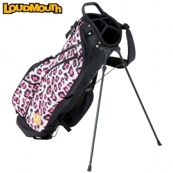 【送料無料】 ラウドマウス ゴルフ LM-CB0010 スタンド キャディバッグ PINK Leopard 275 ゴルフバッグ