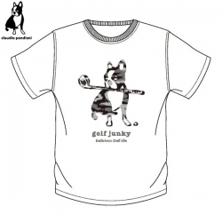 【送料無料/クリアランス】 ゴルフジャンキー GJ21001 Golf Junky+2 半袖 Tシャツ ホワイト(1)