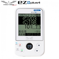 朝日ゴルフ イーグルビジョン EZ PLUS4 EV-235 携帯型 GPSナビ ホワイト ゴルフ用距離測定器 ゴルフナビ 距離計 イージープラス