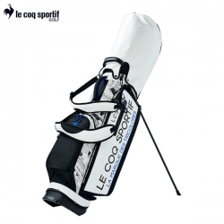 ルコック ゴルフ QQBUJJ01 軽量プリント柄 スタンド キャディバッグ ホワイト(WH00) ゴルフバッグ