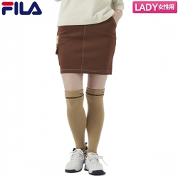 【レディース/クリアランス/送料無料】 フィラ ゴルフ UVカット ストレッチ 792362 ダンボールニット スカート ブラウン(BN) ゴルフウェア