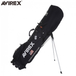 アビレックス ゴルフ 2F-BA3 セルフスタンド付き キャディバッグ ブラック(BLK) ゴルフバッグ
