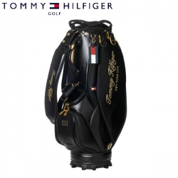トミーヒルフィガー THMG2FC1 シーズナル カート キャディバッグ ブラック(10) ゴルフバッグ