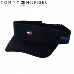【送料無料】 トミーヒルフィガー ゴルフ THMB2F50 シーズナル フラッグ バイザー ブラック(10) キャップ