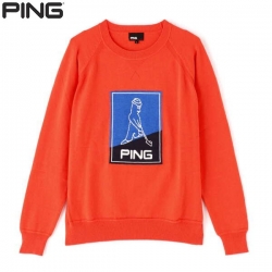 【クリアランス/送料無料】 ピン ゴルフ 2270901 Mr.PING ニット オレンジ(150) PING ゴルフウェア