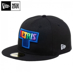 【送料無料】 ニューエラ 12885159 59FIFTY TETRIS テトリス ロゴ キャップ ブラック×マルチカラー 帽子