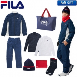 【送料無料】 フィラ 782-101 メンズ 2023新春ゴルフ 福袋 8点入り ネイビー(NV) FILA お楽しみ袋