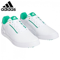 【送料無料】 アディダス ゴルフ レトロクロス LIJ25 スパイクレス ゴルフシューズ フットウェアホワイト/コートグリーン/コーラルフュージョン(GV6912) adidas