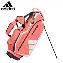 アディダス ゴルフ 軽量 スリーバー DG711 スタンド キャディバッグ コーラルフュージョン adidas ゴルフバッグ