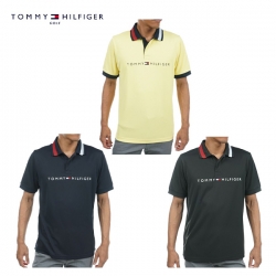 【送料無料】 トミーヒルフィガー ゴルフ THMA319 ベーシックロゴ ポロシャツ 半袖 ゴルフウェア トップス