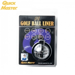 【送料無料】 ヤマニ P1 ゴルフボールライナー QMMGNT32 GOLF BALL LINER 練習器具 360度の線が引ける！ラインマーカー クイックマスター パターライン