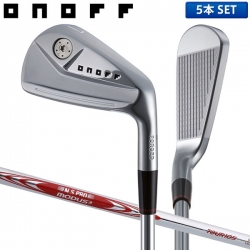 オノフ クロ フォージド アイアンセット 5本組(6-P) N.S.PRO MODUS3 TOUR 105 スチールシャフト ONOFF KURO FORGED 黒【あすアト】