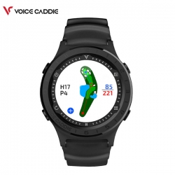 ボイスキャディ ゴルフ A3 腕時計型 GPSナビ ブラック VOICE CADDIE ウォッチ型 ゴルフナビ ゴルフ用距離測定器【あすアト】