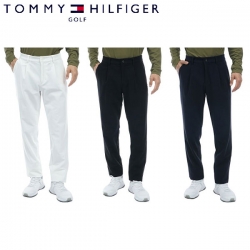トミーヒルフィガー ゴルフ THMA366 ワンタック テーパード パンツ ゴルフウェア ロングパンツ TOMMY HILFIGER