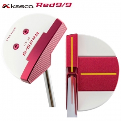キャスコ Red9/9 DELTA-FACE DF-017 丸マレット パター スチールシャフト kasco アカパタ デルタフェース レッド