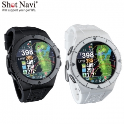 ショットナビ EXCEEDS 腕時計型 GPSナビ ブラック(BK）,ホワイト(WH） Shot Navi【あすアト】