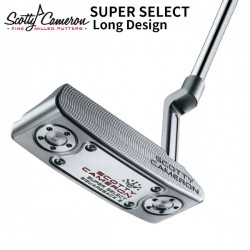 タイトリスト ゴルフ スコッティキャメロン スーパーセレクト スクエアバック2 ロングデザイン パター SCOTTY CAMERON Squareback2 SUPER SELECT Long Design 中尺【あすアト】