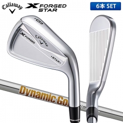 キャロウェイ Xフォージド スター アイアンセット 6本組(5-P) ダイナミックゴールド105 スチールシャフト Callaway X FORGED STAR Dynamic Gold105【あすアト】