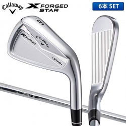 キャロウェイ Xフォージド スター アイアンセット 6本組(5-P) NSプロ 950GH スチールシャフト Callaway X FORGED STAR NSPRO【あすアト】