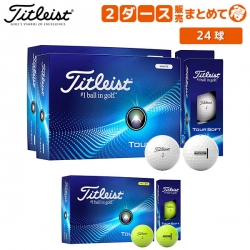 【送料無料/2ダース販売】タイトリスト NEW TOUR SOFT ゴルフボール
