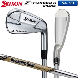 ダンロップ スリクソン Z-FORGED II アイアンセット 5本組(6-P) ダイナミックゴールド EX TOUR ISSUE スチールシャフト DUNLOP SRIXON Zフォージド2 ツアーイシュー【あすアト】