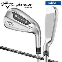 キャロウェイ ゴルフ APEX Ai300 アイアンセット 6本組(5-P) RECOIL DART 6 for Callaway カーボンシャフト エイペックス リコイル【あすアト】