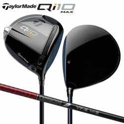 テーラーメイド ゴルフ Qi10 マックス ドライバー ツアーAD VF-5 カーボンシャフト Taylormade Max キューアイテン【あすアト】