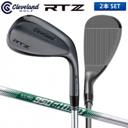 クリーブランド ゴルフ RTZ ブラックサテン ウェッジ 2本組 NSプロ 950GH neo スチールシャフト