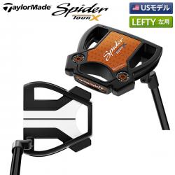 【レフティー/左用/USモデル】テーラーメイド スパイダー ツアーX ブラック Lネック パター Spider TourX
