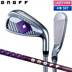【レディース】オノフ LADY アイアンセット 4本組(7-P) SMOOTH KICK LP-425I カーボンシャフト