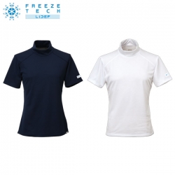 【送料無料】リベルタ FREEZE TECH PERFORMANCE LINE レギュラーフィット 冷感 半袖 モックネック シャツ