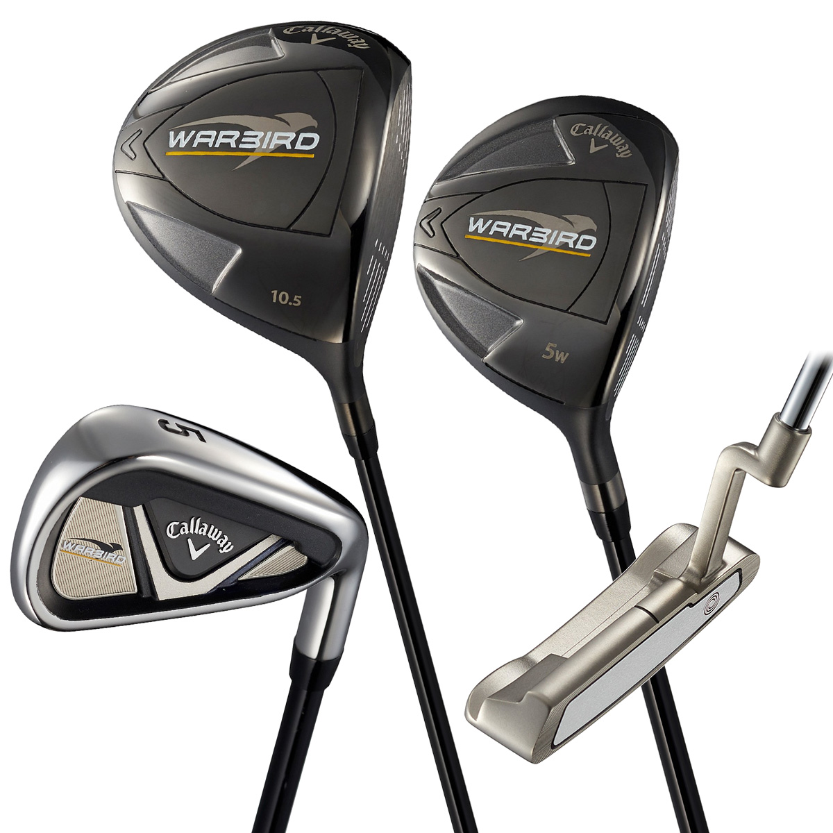 キャロウェイ ゴルフ ウォーバード クラブセット 10本組 (1W,5W,5-P,S,PT) キャディバッグ無し Callaway WARBIRD